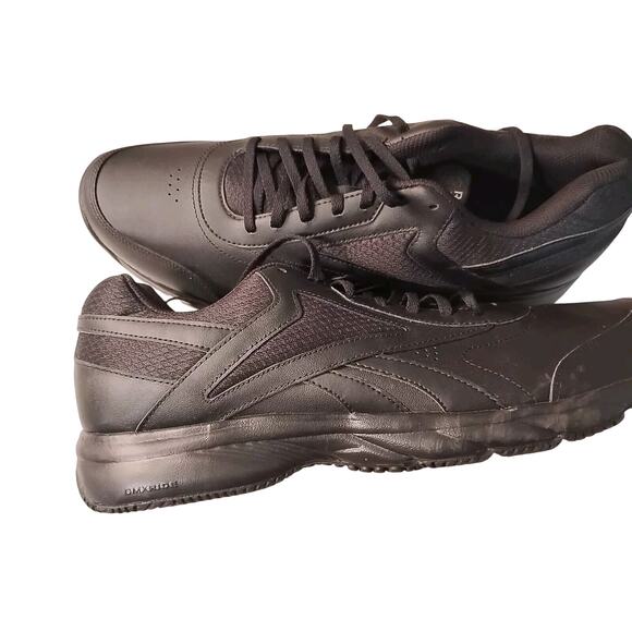 Reebok Black Memory Tech LT Mens Size USA 15 New Slip Resistant - Picture 5 of 9